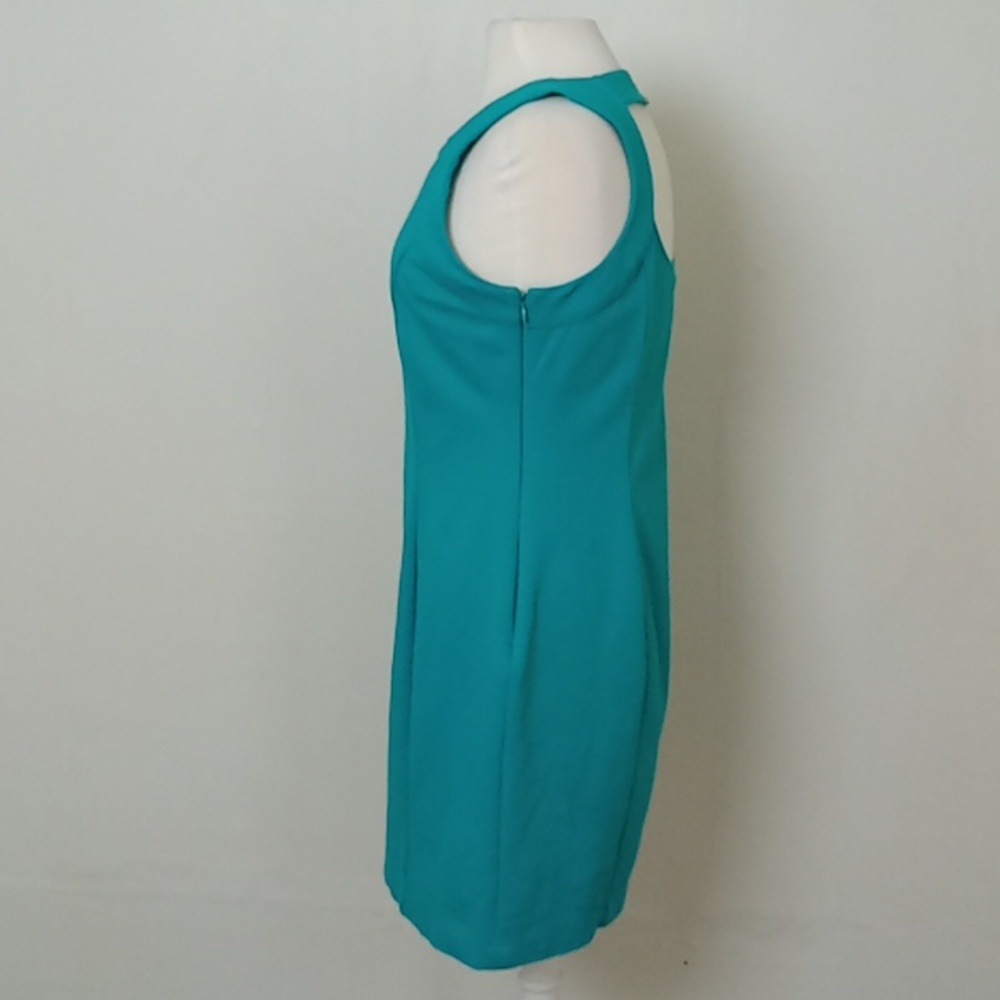 DKNY Blue Size 10 Body Conscious Sleeveless Partial Open Back Dress - Picture 3 of 13
